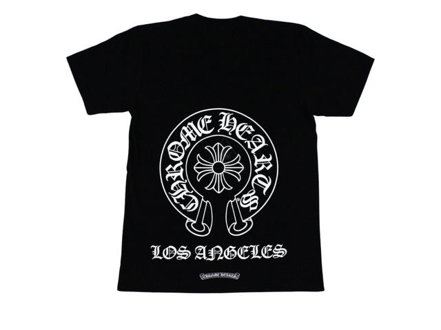 Chrome Hearts Chrome Hearts Horseshoe Los Angeles Short Sleeve T-Shirt Black - view 1