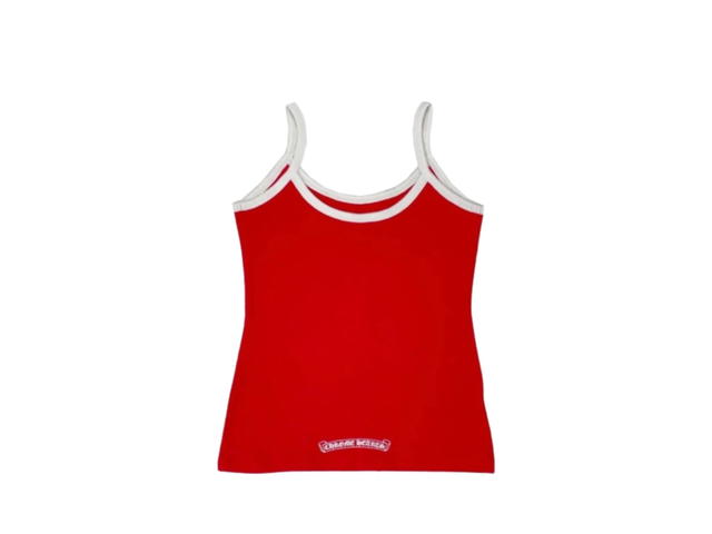 Chrome Hearts Chrome Hearts Horseshoe Logo Roller Skates Tank Top Red (Women's) - view 2