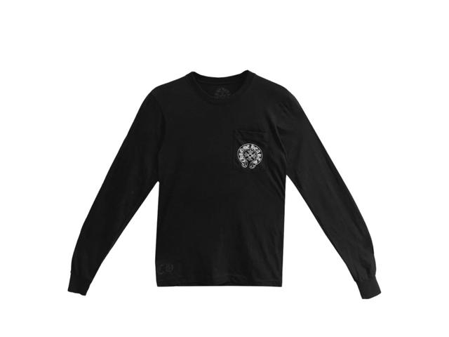 Chrome Hearts Chrome Hearts London Exclusive Horseshoe Long Sleeve T-Shirt Tee Black - view 2