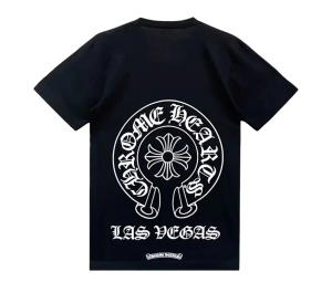 Buy Chrome Hearts Las Vegas Exclusive Horseshoe Logo Tee Black at Sasom – Authentic and Ready to Ship