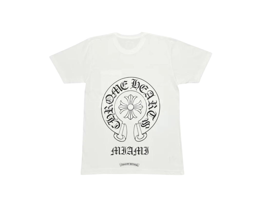 Chrome Hearts Chrome Hearts Miami Horseshoe T-Shirt White