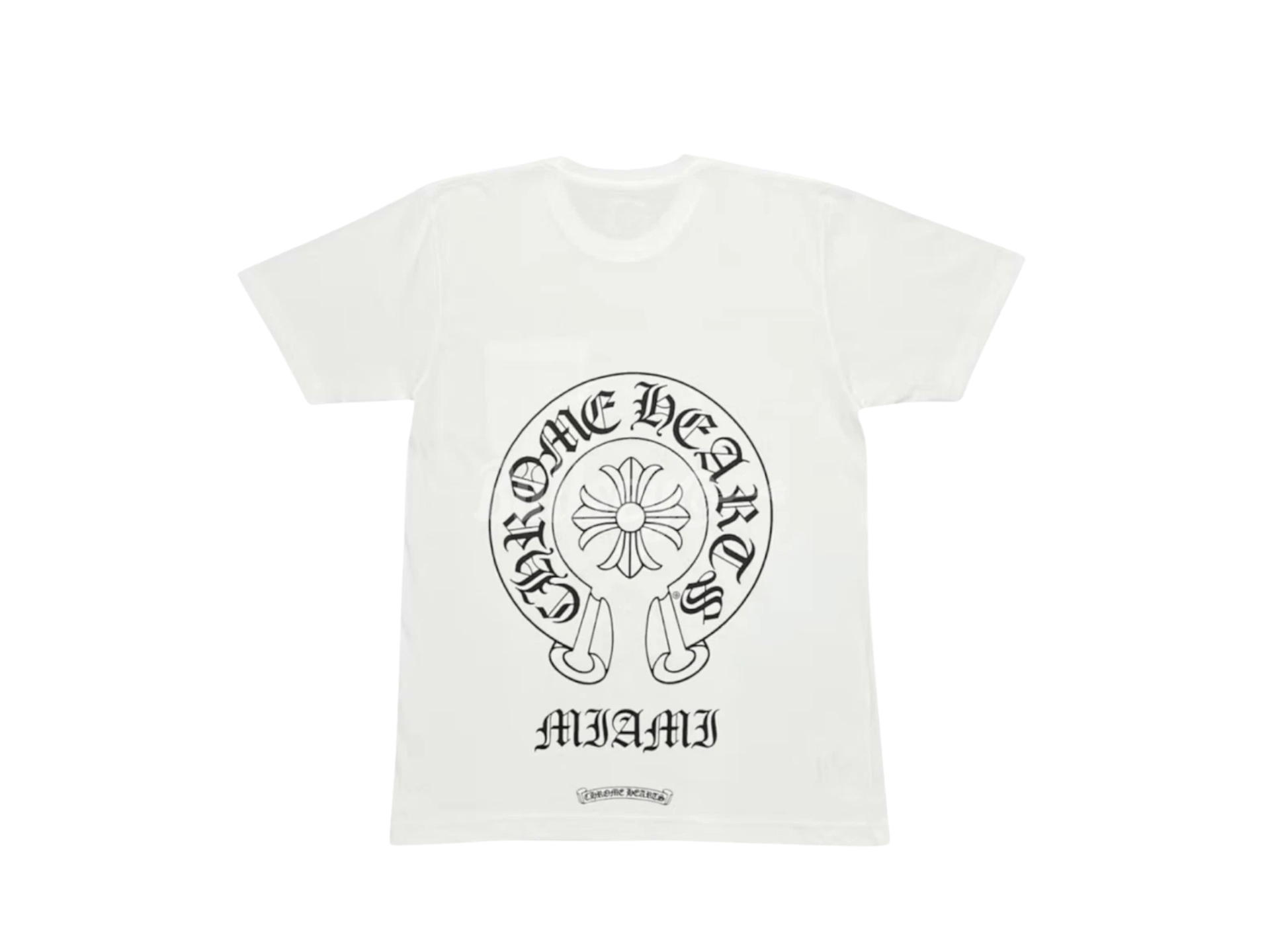 Chrome Hearts Chrome Hearts Miami Horseshoe T-Shirt White