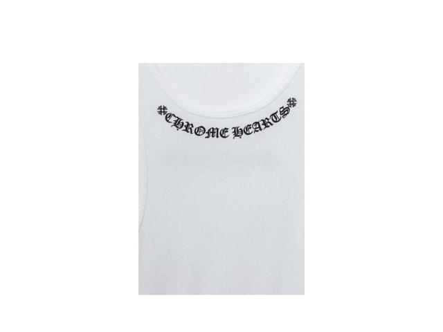 Chrome Hearts Chrome Hearts Rib Tank Top "Love You" White - view 3