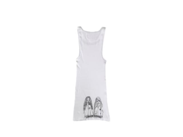 Chrome Hearts Chrome Hearts x Mayumi Foti Neck Logo Tank Top White - view 2