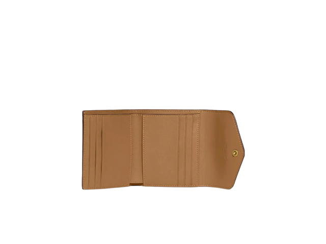 Coach Coach Wyn Small Wallet In Gold Hardware With Floral Print Ivory - view 2