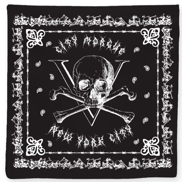 City Morgue City Morgue x Vlone Bandana Black - view 2