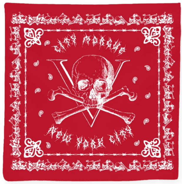 City Morgue City Morgue x Vlone Bandana Red
