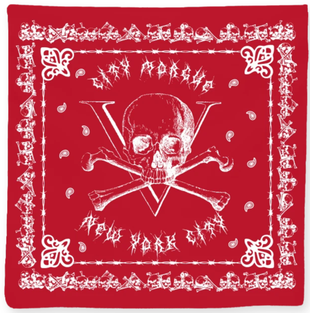 City Morgue City Morgue x Vlone Bandana Red - view 2