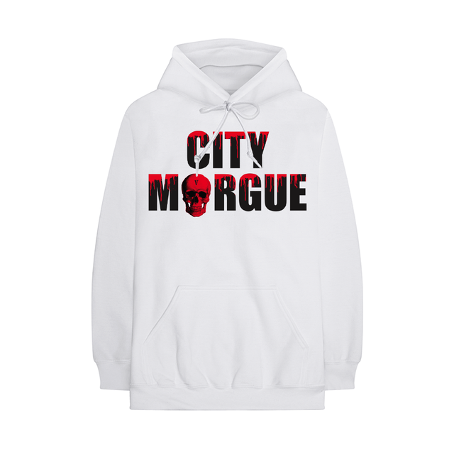 City Morgue City Morgue x Vlone Dogs Hoodie White - view 1