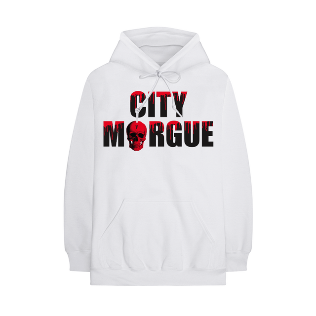 City Morgue City Morgue x Vlone Dogs Hoodie White - view 2