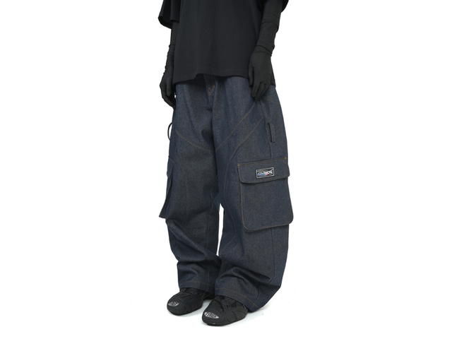 Civision by CSC Civision by CSC Cycles Raw Cargo Denim Pants Indigo - view 4