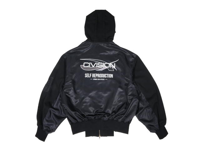 Civision by CSC Civision by CSC Remake Hooded Blouson Black - view 2