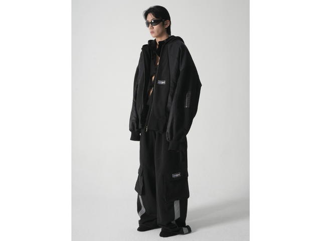 Civision by CSC Civision by CSC Remake Hooded Blouson Black - view 3
