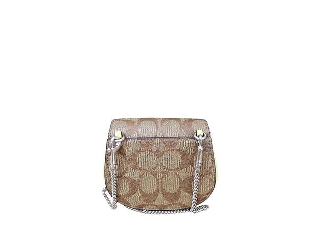 Coach Coach Morgan Card Case On A Chain Ight Khaki - view 2