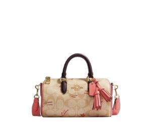 Buy Coach Lacey In Signature Canvas With Heart And Star Print Gold Light Khaki at Sasom – Authentic and Ready to Ship