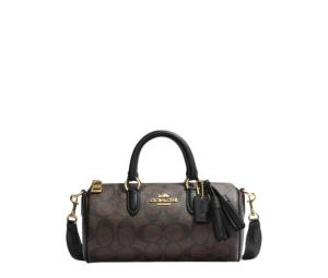 Buy Coach Lacey Crossbody In Signature Canvas Brown Black at Sasom – Authentic and Ready to Ship