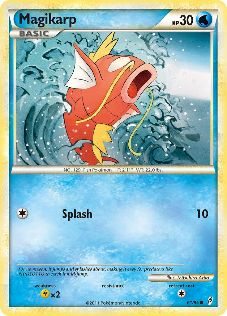 Pokemon Pokemon Magikarp C [CL 61/95] HeartGold & SoulSilver "Call of Legends" [ReverseHolo] (EN)