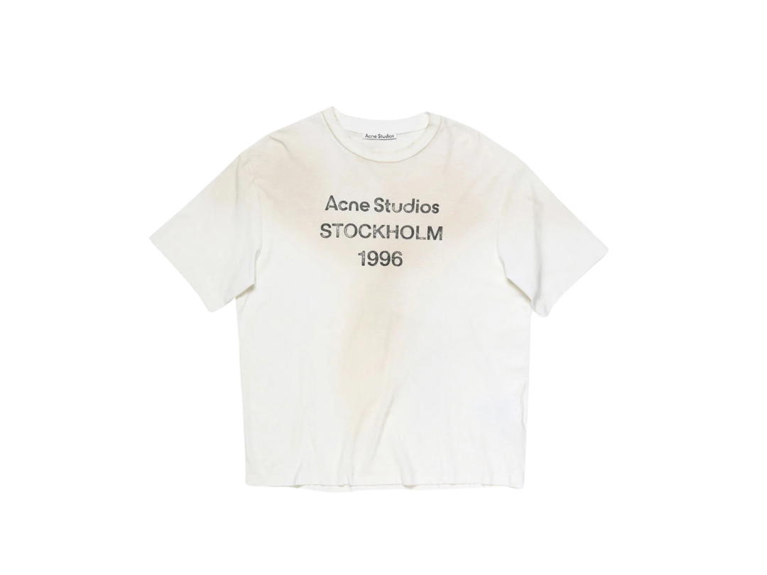 Acne Studios Acne Studios Sprayed Logo T-shirt Dusty White (Women's/Men's)
