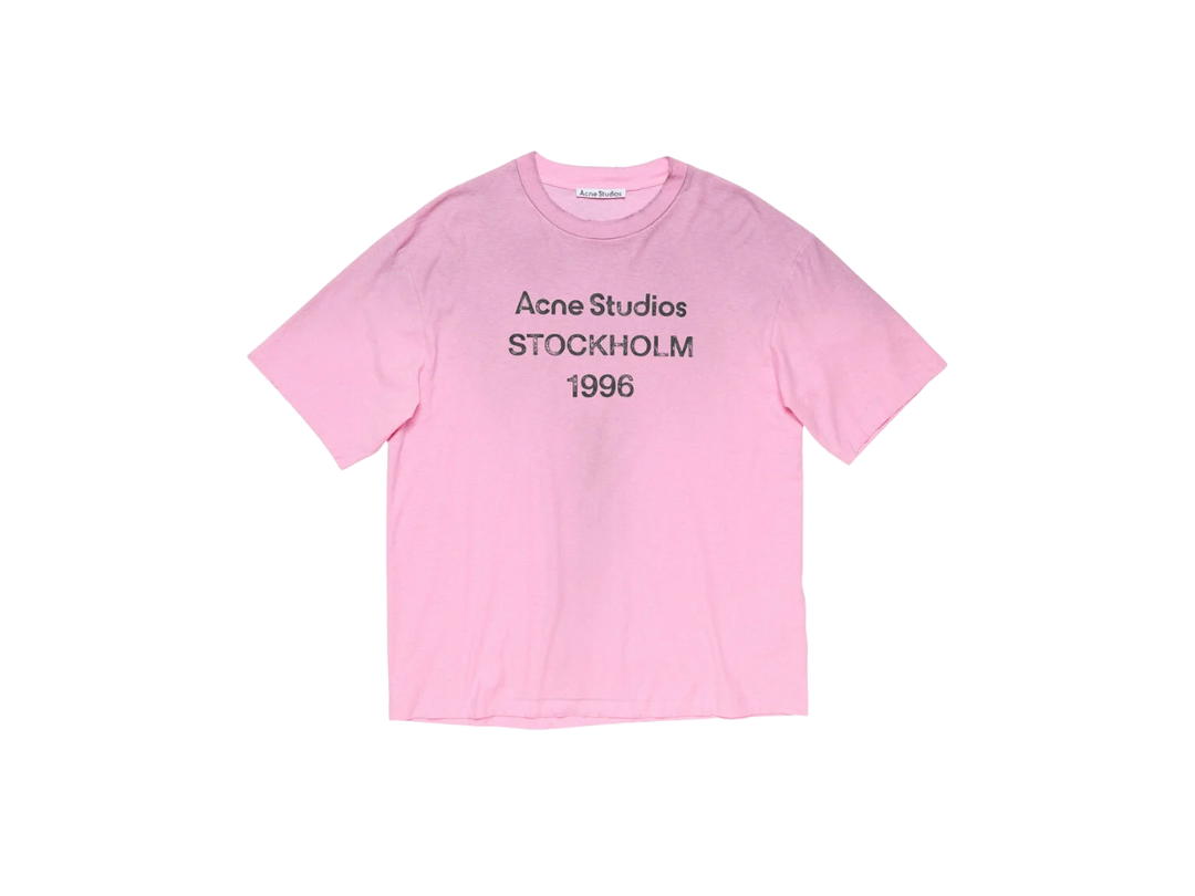 Acne Studios Acne Studios Sprayed Logo T-shirt Cotton Candy Pink (Women's/Men's)