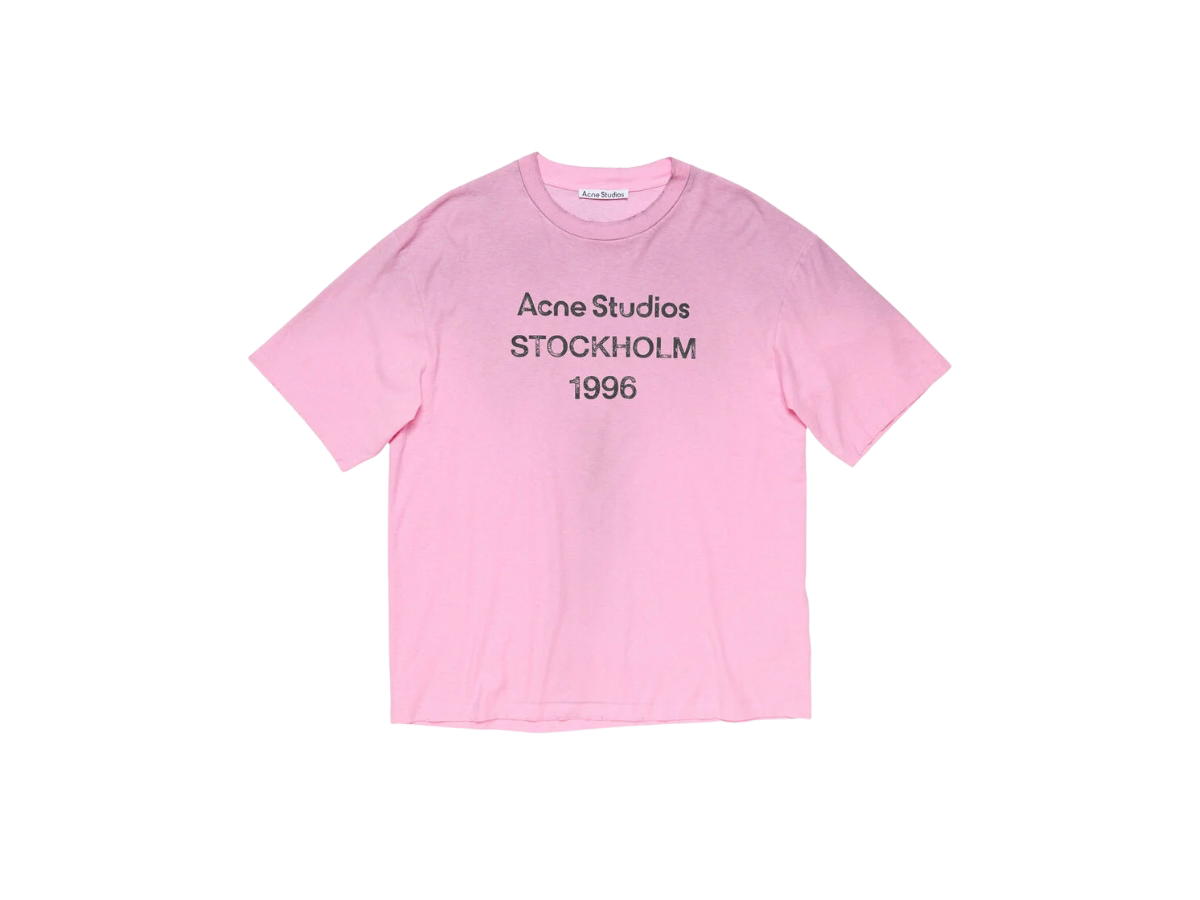 Acne Studios Acne Studios Sprayed Logo T-shirt Cotton Candy Pink (Women's/Men's)