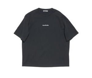 Buy Acne Studios Logo Print T Shirt - Black at Sasom – Authentic and Ready to Ship