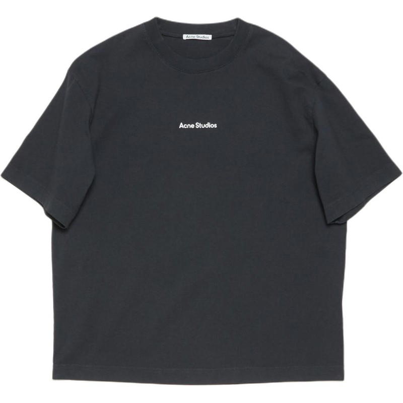 Acne Studios Acne Studios Logo Print T Shirt - Black