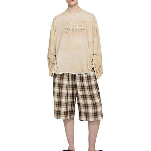 Acne Studios Acne Studios Logo Crewneck - Sandy Beige - view 2
