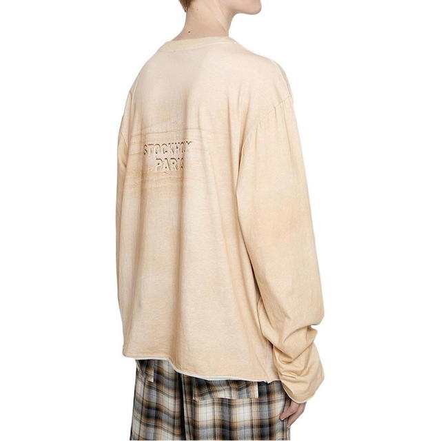 Acne Studios Acne Studios Logo Crewneck - Sandy Beige - view 4