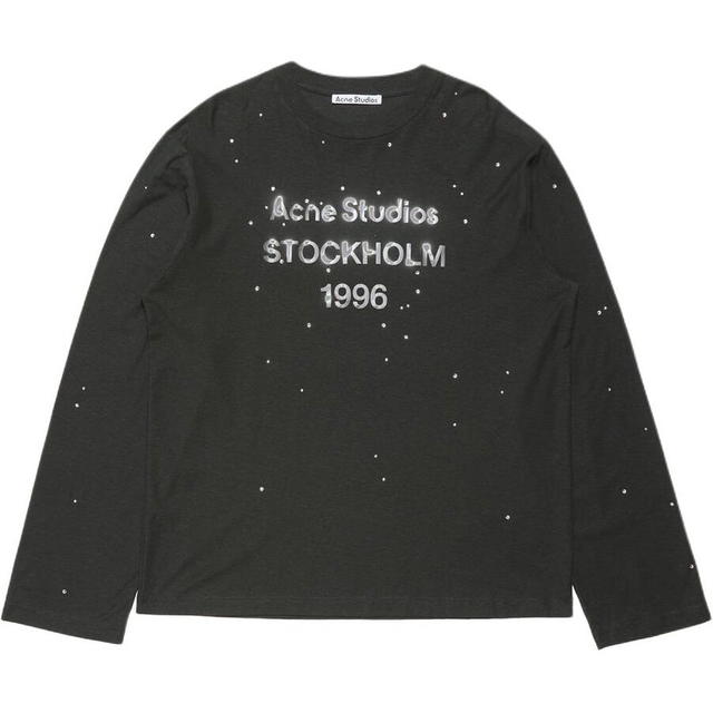Acne Studios Acne Studios Logo Long-sleeve T-shirt - Black - view 1
