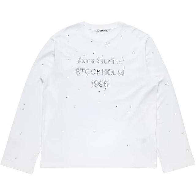 Acne Studios Acne Studios Logo Long-sleeve T-shirt - White - view 1