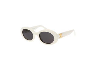 Buy Chanel Triomphe 01 Sunglasses White at Sasom – Authentic and Ready to Ship