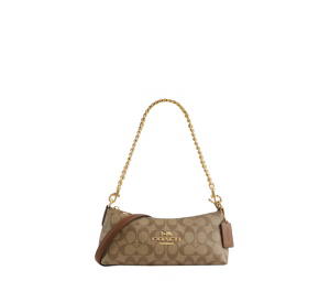 Buy Coach Charlotte Shoulder Bag Khaki Saddle at Sasom – Authentic and Ready to Ship