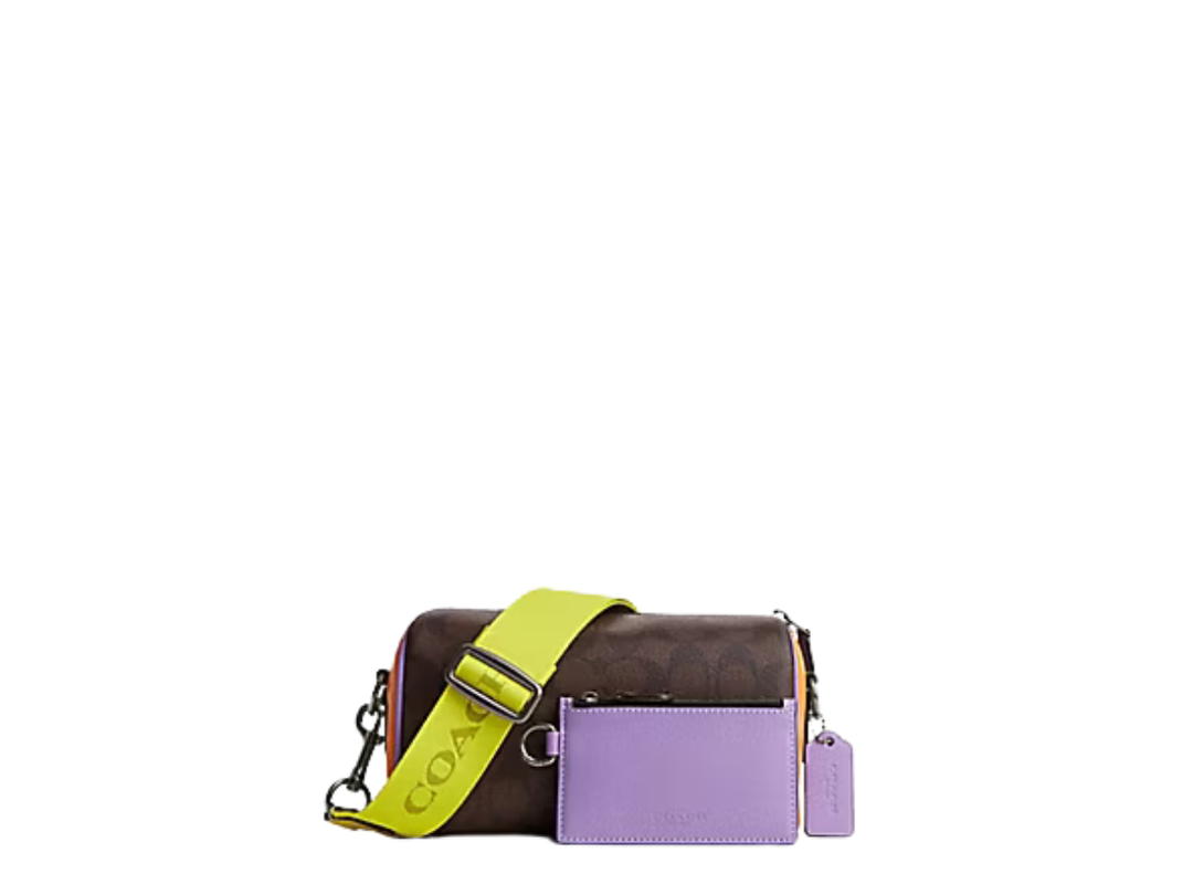 Coach Coach Axel Crossbody Gunmetal Mahogany Multi