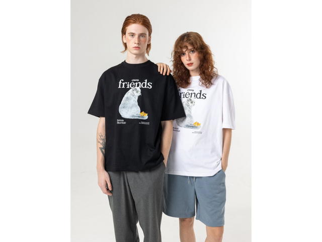 Classy Classy Oversized T-Shirt British Shorthair White - view 4