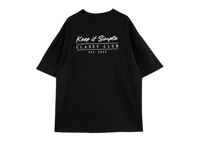 Classy Classy Oversized T-Shirt Keep It Simple Black - view 1