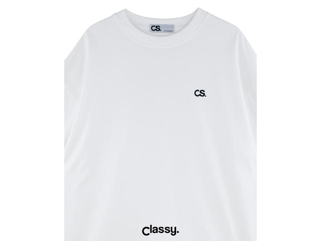 Classy Classy Oversized T-Shirt Keep It Simple White - view 2