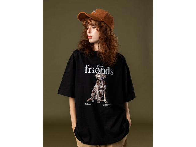 Classy Classy Oversized T-Shirt Labrador Black - view 2