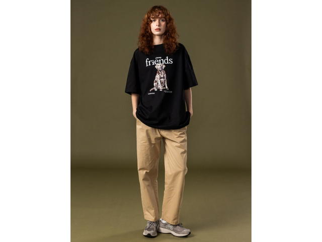 Classy Classy Oversized T-Shirt Labrador Black - view 3