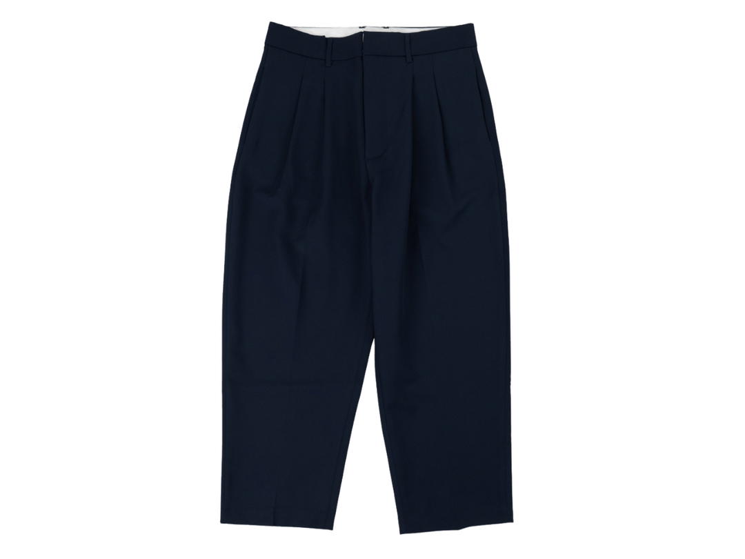 Classy Classy " Pleated Tailored Pants " ( Navy )