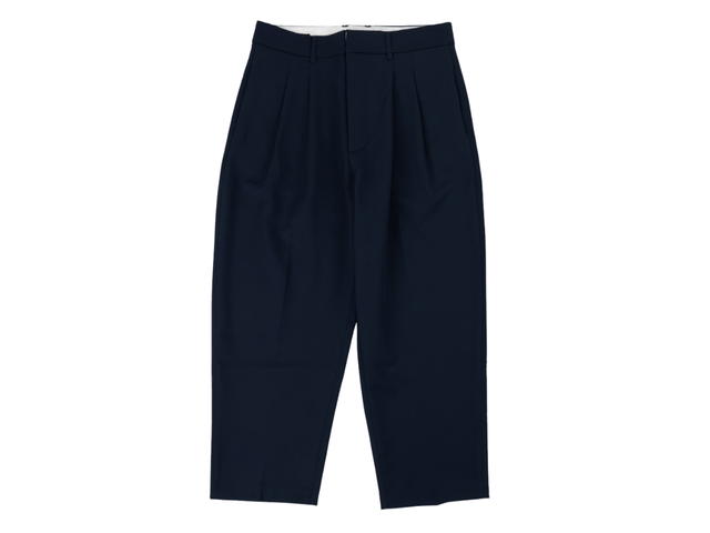 Classy Classy " Pleated Tailored Pants " ( Navy ) - view 1