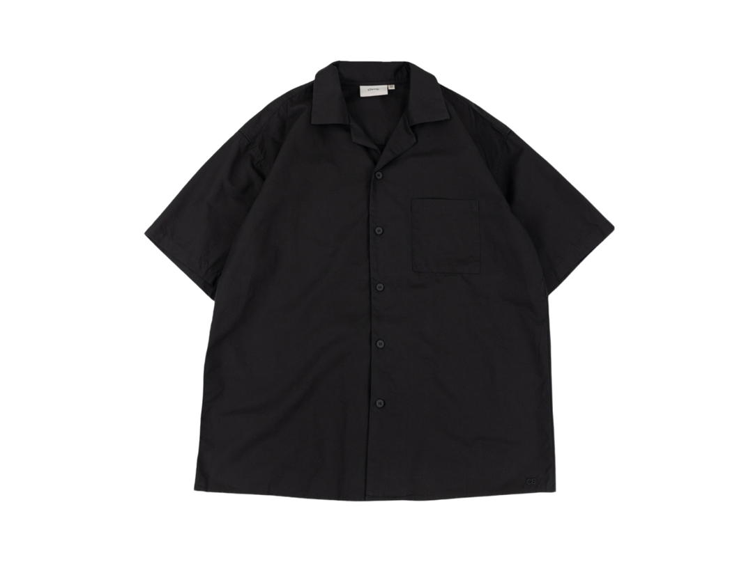 Classy Classy Basic Camp Collar Shirt Black