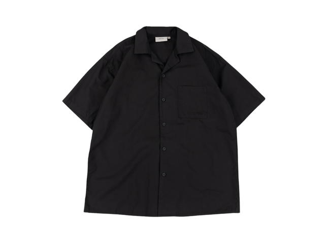 Classy Classy Basic Camp Collar Shirt Black - view 1