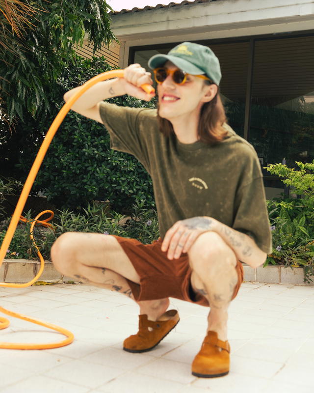 Classy SUUN - Oversized T-Shirt " Vacation" Green - view 5