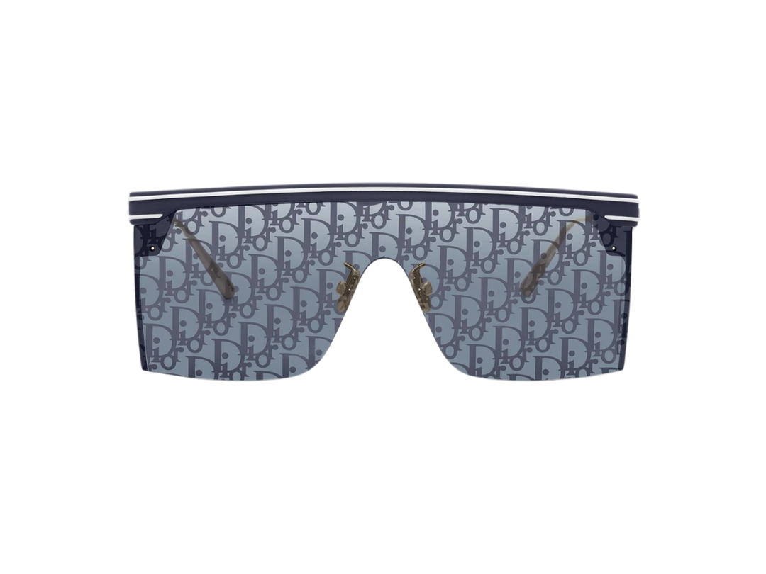 Dior Dior DiorClub M1U In Navy Blue Matte Acetate Frame With Silver-Blue Lens