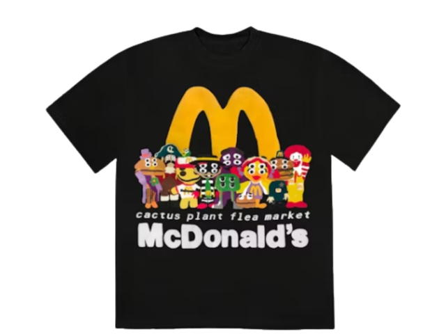 Cactus Plant Flea Market Cactus Plant Flea Market x McDonald's Cactus Buddy And Friends T-shirt Black - view 1