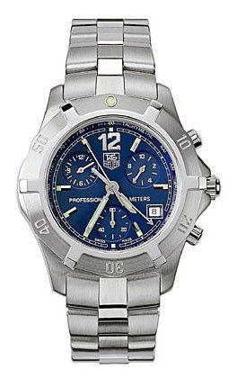 Tag Heuer Tag Heuer 2000 Exclusive Chronograph Quartz Stainless Steel / Blue