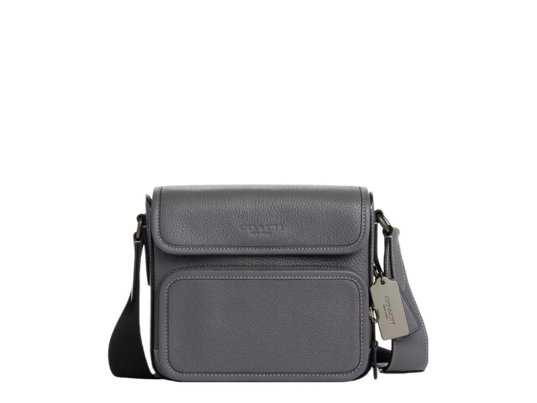 Coach Coach Sullivan Flap Crossbody Gray