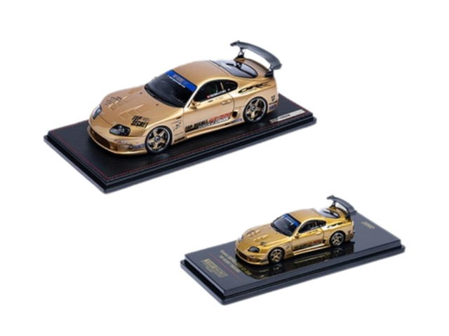 Carnival Carnival X Top Secret Toyota Supra GT300 (a80) Gold + Figure Mr. Nagata D - view 1