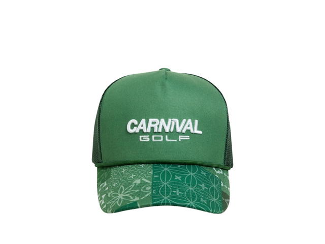 Carnival Carnival Golf Paisley Layered Cap Green - view 1