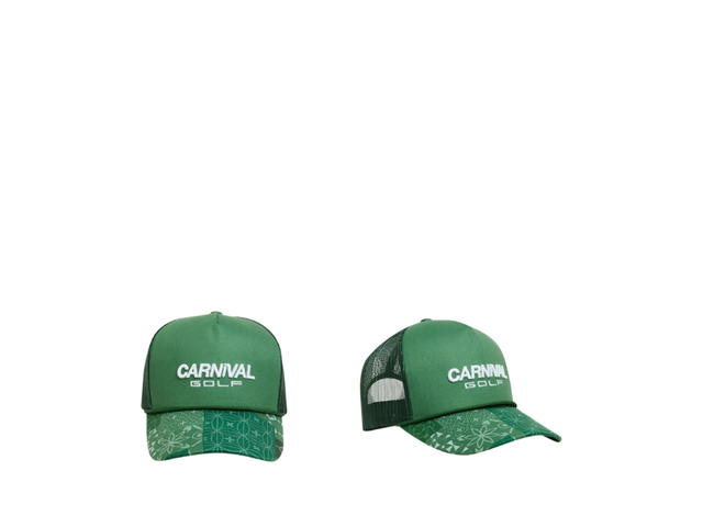 Carnival Carnival Golf Paisley Layered Cap Green - view 2